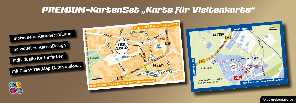 Anfahrtsskizze erstellen für Visitenkarten, Anfahrtsskizze erstellen, Lageplan erstellen, Anfahrtsplan erstellen, Wegbeschreibung erstellen, Landkarte erstellen, Straßenkarte erstellen, Druck, Print, Visitenkarte, Web, Homepage, Vektor, AI, Vektorgrafik, Kartengrafik, Wegeskizze, Wegekarte, Anfahrtskarte